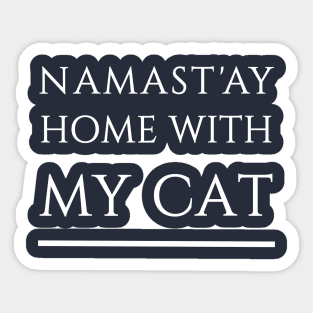 Funny Cat Introvert T-shirt Sticker